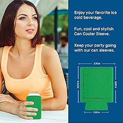QualityPerfection Can Cooler Sleeves (6 Units) 12