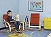ECR4Kids Natural Bentwood Children's Table and Chair, Birch Finish with Red Cushions (3-Piece Set)