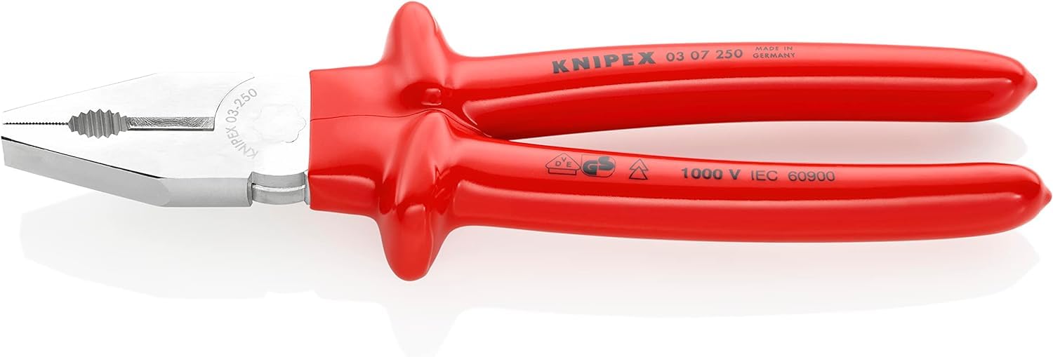 KNIPEX Combination Pliers 1000V-insulated (250 mm) 03 07 250
