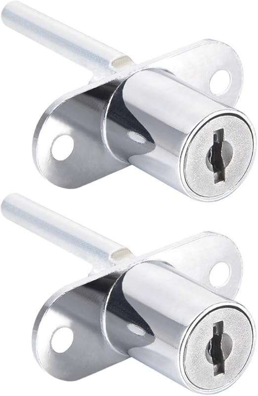 uxcell Drawer Desk Wardrobe Plunger Lock, 5/8" Cylinder