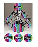 Creative Converting Party Decoration Metallic Foil Cascading Centerpiece, Milestone Celebrations