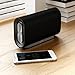 AUKEY Eclipse Bluetooth Speaker 20W with 12 Hours Playtime, Enhanced Bass with Dual Subwoofers and Woven Fabric Surface for Echo Dot, iPhone, iPad, Samsung, Android Phones and More