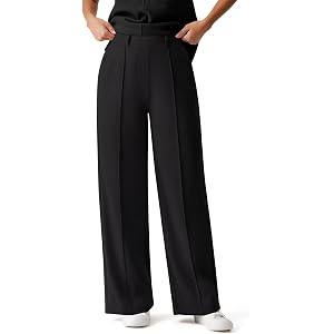NIMIN Women Wide Leg Sweatpants Casual Elastic High Waisted Baggy Pants | Fall Fashion Loose Lounge Joggers, Dressy Work Pant