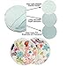 Reusable Bamboo Breast Pad Nursing Pads for Mum Washable Waterproof Pregnant 4.7 inch,Bamboo Fabric Material Inner/Reusable Nursing Pads (Circular Design)