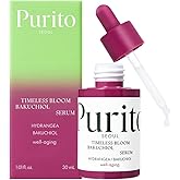 PURITO SEOUL Timeless Bloom Bakuchiol Serum, Korean Jeju Hydrangea, for Sensitive Skin, Ampoule, Fine Line Reduction, Anti Aging Facial Serum for face, K-Beauty, 30ml 1fl.oz