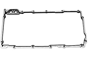 LIMICAR Engine Oil Pan Gasket Set OS30693R Compatible with 1997-2011 Avanti Buick Cadillac GMC Hummer Isuzu Pontiac Saab