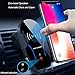 itkidboy Car Cigarette Lighter Wireless Charger, Phone Holder Mount Infrared Smart Sensing Automatic Clamping 11W Qi Fast Wireless Charging Cradle for Cell Phone Dual USB (Black)