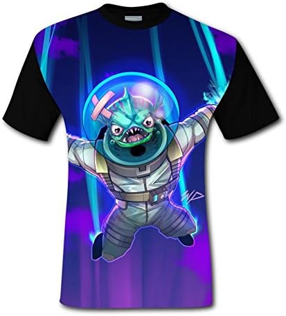 Alxosla Summer 3D T-Shirts Fortnite Fanart Mens Cool Tops Tees
