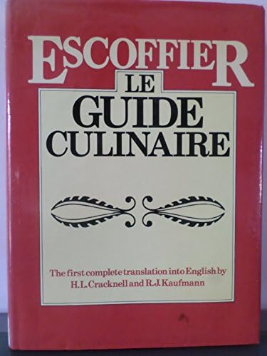 Amazon.com: Le Guide Culinaire d'Auguste Escoffier : Édition