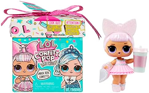 Surprise! Confetti Pop Birthday Doll with Unbox Party Gift
