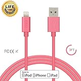 Gembonics 8 Pin Lightning to USB Cable - 3-Feet - Red