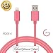 Gembonics 8 Pin Lightning to USB Cable - 3-Feet - Red