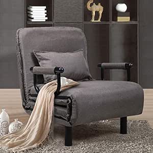 Sofá Cama Convertible sillón Individual reclinable reclinable Cama sofá