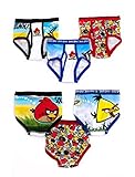 FRUIT OF THE LOOM 6-PACK ANGRY BIRD BOY BREIFS, ASSORTED, 4T