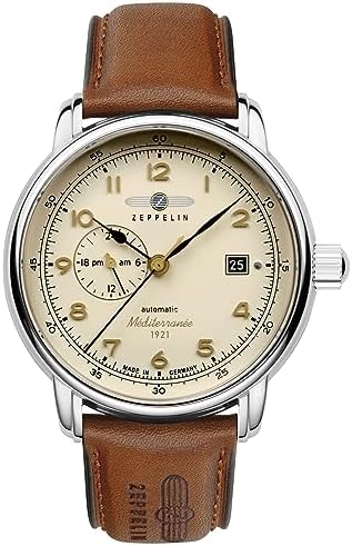 Amazon.com: Zeppelin Men's Analogue Automatic Watch with Leather