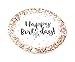 ShoppeShare Disposable Plates, Napkins, Cups, Tablecloth, Sprinkle Confetti Birthday Party Supplies, 6-Piece Bundle