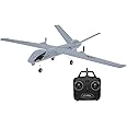 GoolRC Z51 Predator RC Plane, 2.4Ghz 2 Channels Remote Control Airplane with 3-Axis Gyro, Foam Hand Throwing RC Aircraft Glider with 660mm Wingspan, DIY Kit Toys for Kids Beginners