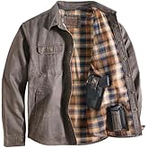 Venado Cotton Suede Concealed Carry Shirt Jacket