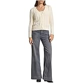 GUESS Womens Eco Long Sleeve Bea Open Stitch Cardigan