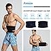 ASOONYUM Waist Trainer for Women Fajas Para HacerEjercicios De Mujer Belly Wrap Black