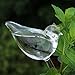 Mkono 6Pcs Self Watering Globe Plant Water Bulbs Bird Shape Design Hand Blown Clear Glassthumb 2