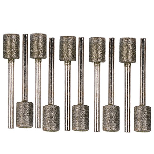 Safercctv diamond grinding head, 10pcs grinding rod, du…