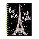 Paris Sparkle Eiffel Tower Medium Daily Weekly Monthly 2020 Planner : July 2019 - June 2020 (Academic School Year, Student Planner) by
