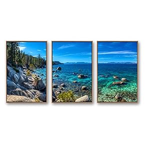 3 Piece Framed Canvas Wall Art for...