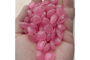 400 Pieces Glow in The Dark Rocks,Luminous Pebbles Glow Stones,Aquarium Glowing Stones,Glowing Stones Luminous Stone Glow in 