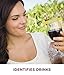 Drink Tops Ventilated Silicone Wine Glass Covers - Weighted Cover Allows air to circulate - Outdoor Glass Protectors prevent particles - BPA Free - 4 Pack