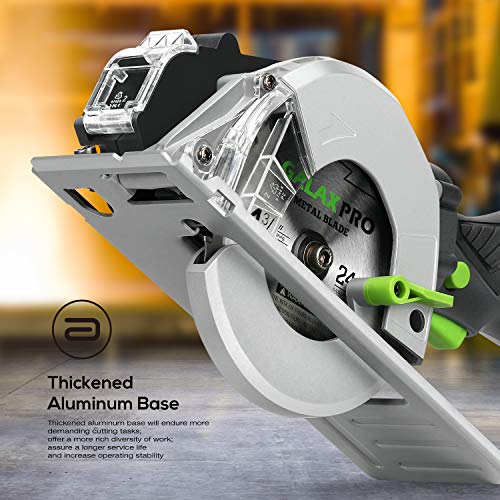 GALAX PRO Handkreissäge, 705W 3500 U/min Metal Kreissäge, 2 Sägeblättern Ø 120 mm, Maximale Schnitttiefe 41.5MM… – Bild 7