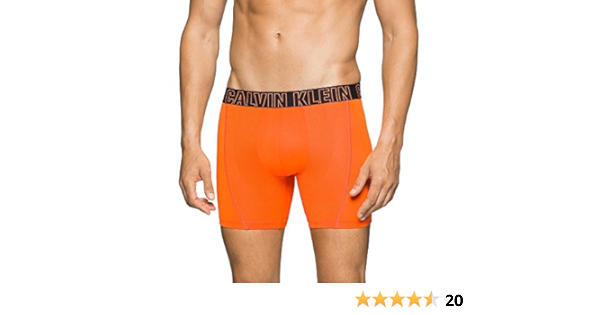 orange calvin klein boxers