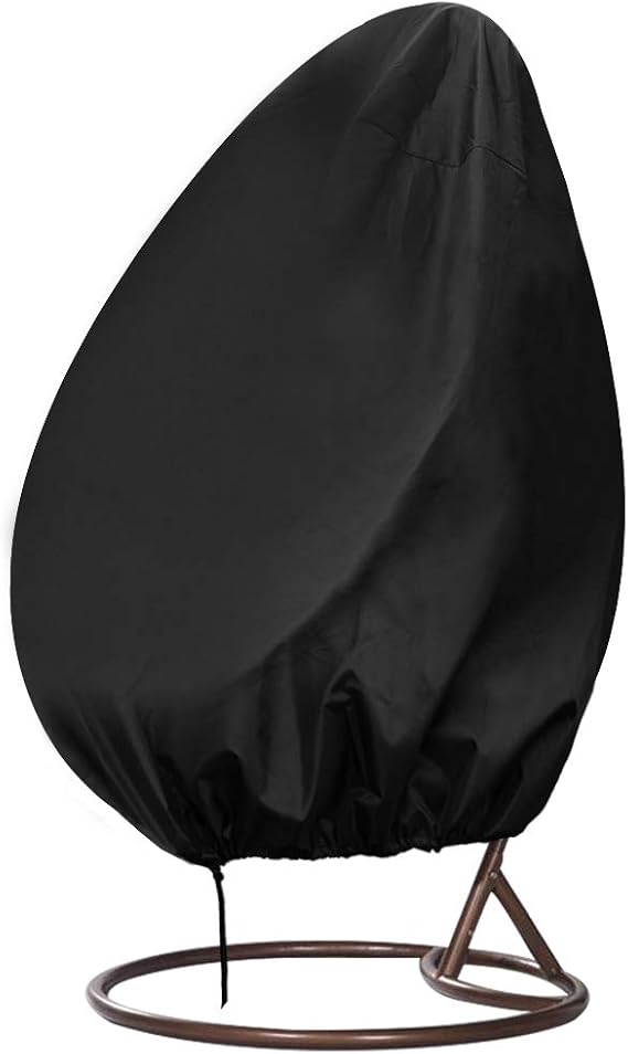 INMUA Patio Hanging Chair Cover, Waterproof Egg Chair Cover Rip Proof
