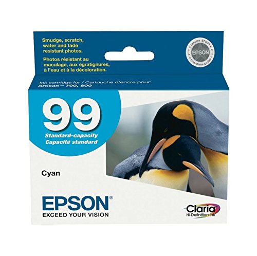 Epson Claria B001EO6LKY Hi-Definition 99 Standard-capacity Inkjet Cartridge Cyan