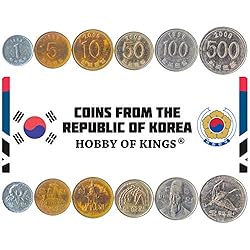 Set of 6 Coins from South