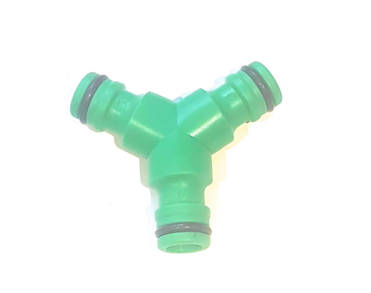 CyberSunrise 1/2" Male Garden Hose Connector - 3 Way Y splitter