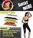 SEXYWG Women Sweat Capri Slimming Pants Hot Thermo Neoprene Sauna Leggings Shapewear, Black, Large