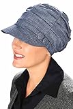 Pleated Newsboy Hat - Cancer Hats, Chemotherapy Hat, Hats for Cancer Patients