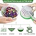 [2-PACK] Green Salad Cutter Bowl Set - 4 In 1 Multi-Functional- Make Your Salad in 60 Seconds with this Fast & Easy To Use Salad Chopper, Cutting Board, Strainer & Bowl (Green)