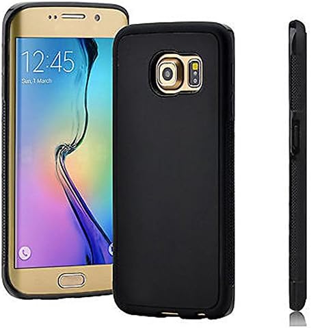 RSHOPS® Nano Adsorption Anti Gravity Case Sticky Protection Phone Cover Shell For Samsung Galaxy S6 Edge Plus - Black