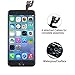 for iPhone 6 4.7inch LCD Display Screen Touch Digitizer Full assembly Replacement with Home Button, Front Camera, Ear Speaker, Repair Tools, Not compatible with iPhone 6s or iPhone 6 plus