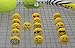 colorboy Funny Emoticon Soft Silicone Tennis Dampeners Tennis Shock Absorber (Pack of 16) Emoji Easy Use Tennis dampeners for All Tennis Player …