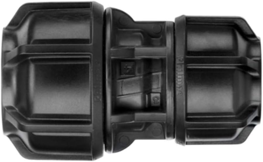 Philmac 32mm (1") x 25mm (3/4") Reducing Poly Joiner 9143, Black,blue