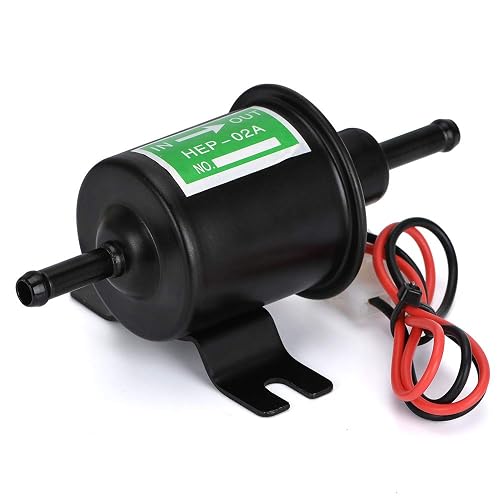 Universal 12V Electric Low Pressure Fuel Pump 4-7 PSI For Carburetor Gas Diesel