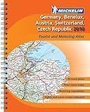 Germany, Benelux, Austria, Switzerland, Czech Atlas 2010 (Michelin Tourist and Motoring Atlases) (German Edition) by 
