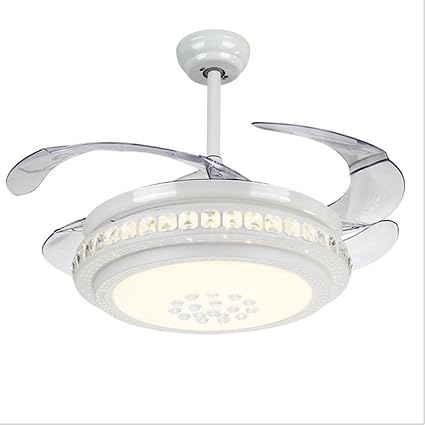 Aorakilights Stealth Fan Lights Remote Control White Ceiling Fan
