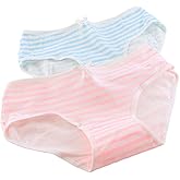Cute Japanese Style Blue & pink Stripe Panties Bikini Cosplay Cotton Underwear Bandage Anime Free size Hot (520)