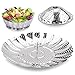 100%Stainless Steel Steamer Basket Seafood Steamer, Food Steamer, Vegetable Steamer - 5.3