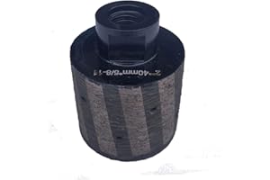 HUAYIZHIYUAN Diameter 2 Inch Diamond Drum Wheel Resin Filled Zero Tolerance Grit 40/45 With 5/8-11 Thread