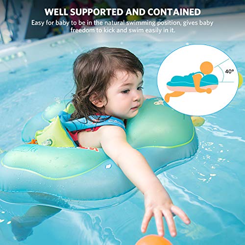 Baby Floats for Pool, Inflatable Swimming Pool Float With Tail